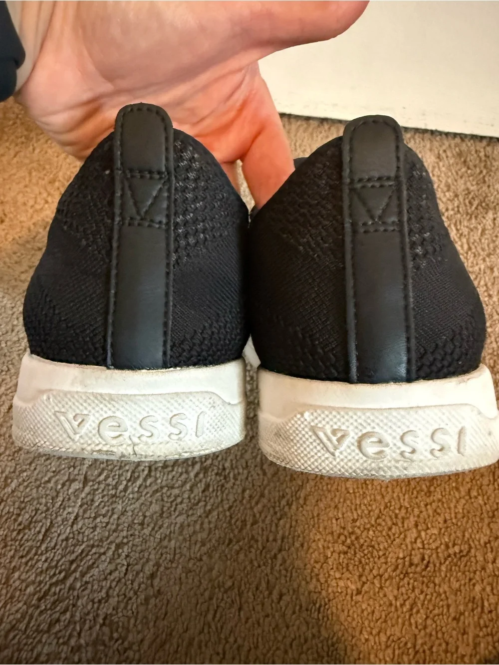 Vessi Weekender Black Low-Top Sneaker
